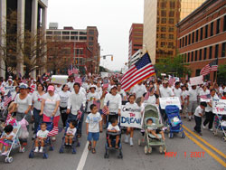 A peaceful march and rally on May 1 in downtown Indianapolis to promote justice for undocumented immigrants, human rights and legislative concerns related to immigration laws drew more than 6,000 people. (Submitted photo) 